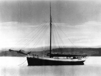 Dyrafjeld, 1913, before re-rigged as ketch